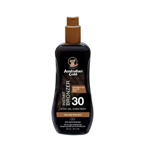 SPF 30 SPRAY GEL WITH BRONZER